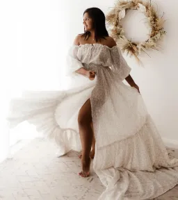 We Are Reclamation There’s Nothing Quite Like You Two Piece Gown in Floral Crinkle Size 22 for rent on The Volte - image 9