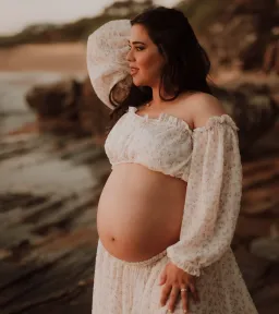 We Are Reclamation There’s Nothing Quite Like You Two Piece Gown in Floral Crinkle Size 22 for rent on The Volte - image 5