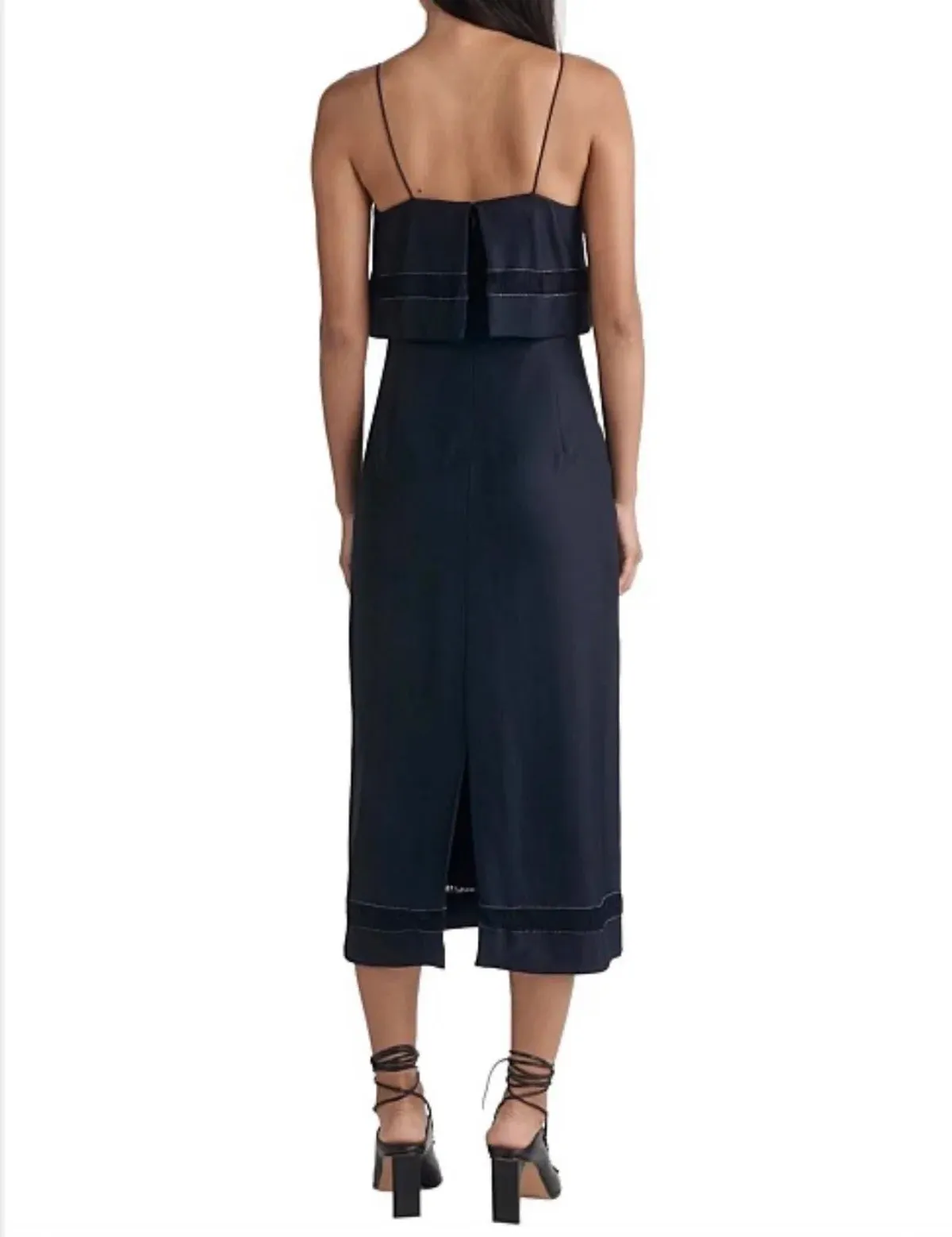 Dion Lee Float Slip Dress Navy Size AU 8 - Image 2