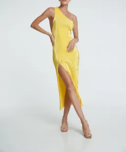 Lidee Naomi Gown Canary Size 10 / M for rent on The Volte - image 1