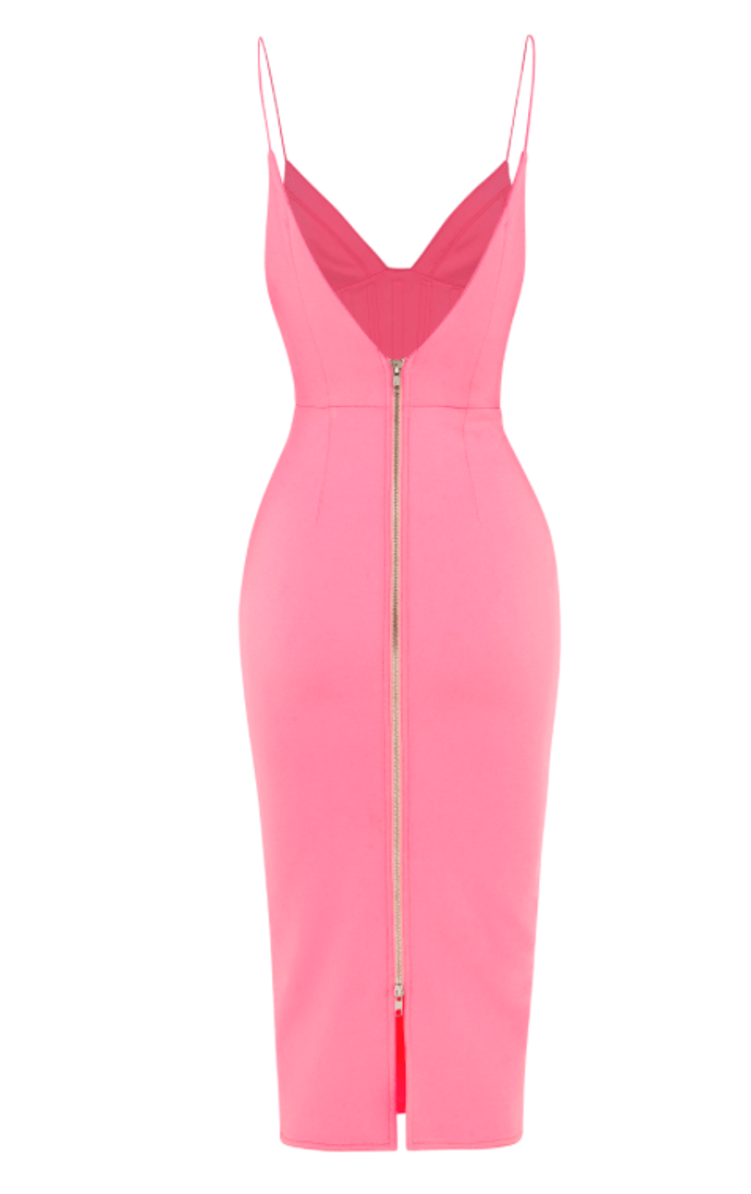 Alex Perry Ivy Stretch Dress Pink Size 8 for rent on The Volte - main image