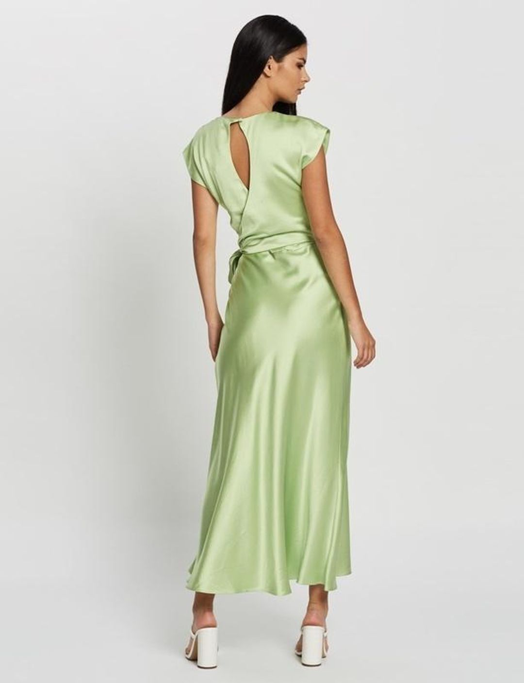 Bec & Bridge Apple Eyes Midi Dress Green Size 8 for rent on The Volte - main image