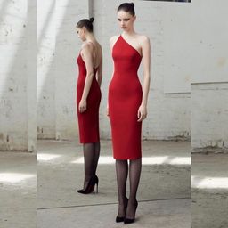 Alex Perry Rumer Dress Red Size 10 for rent on The Volte - image 1