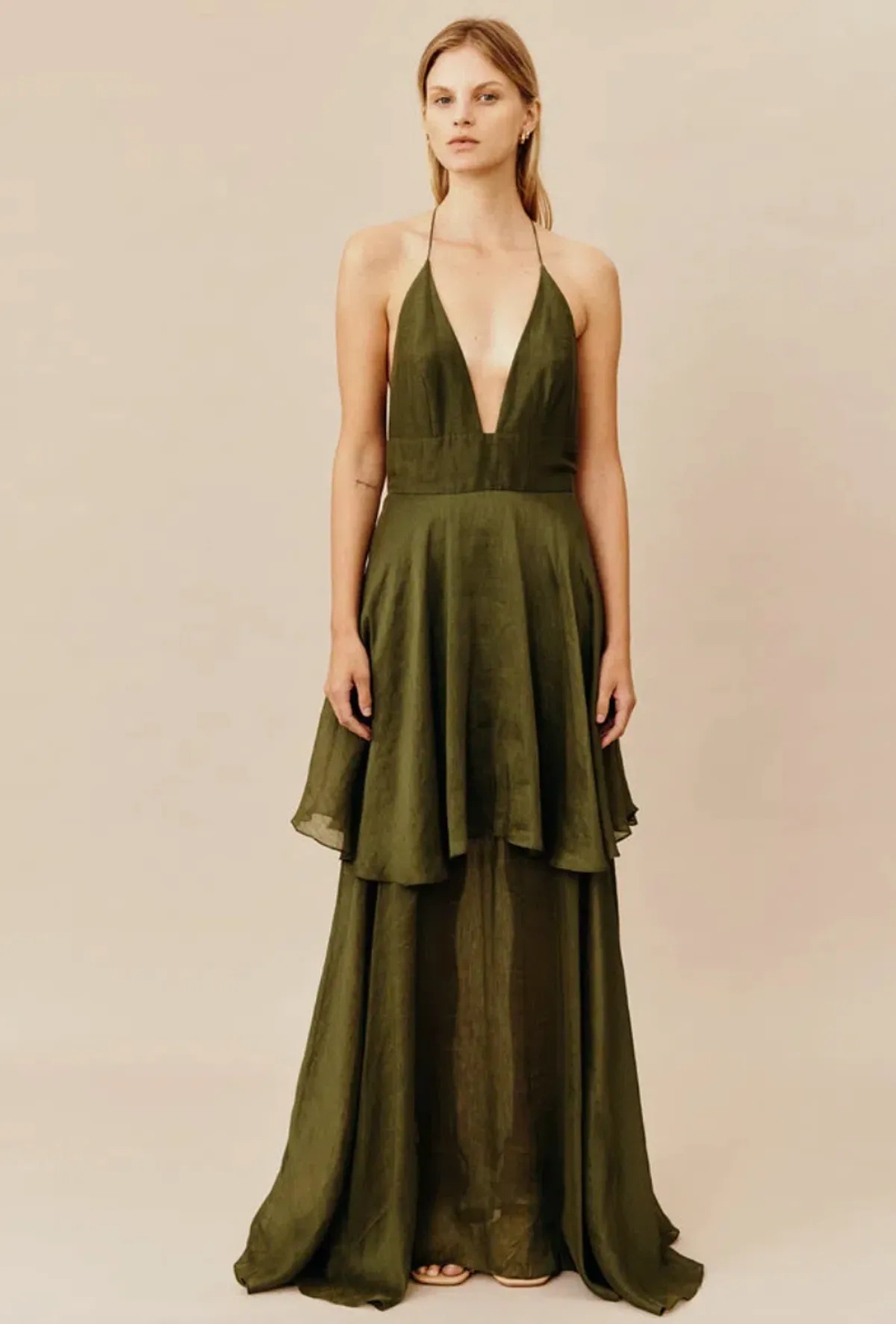 Ginger & Smart Eminence Gown Green Size 8 - Image 2