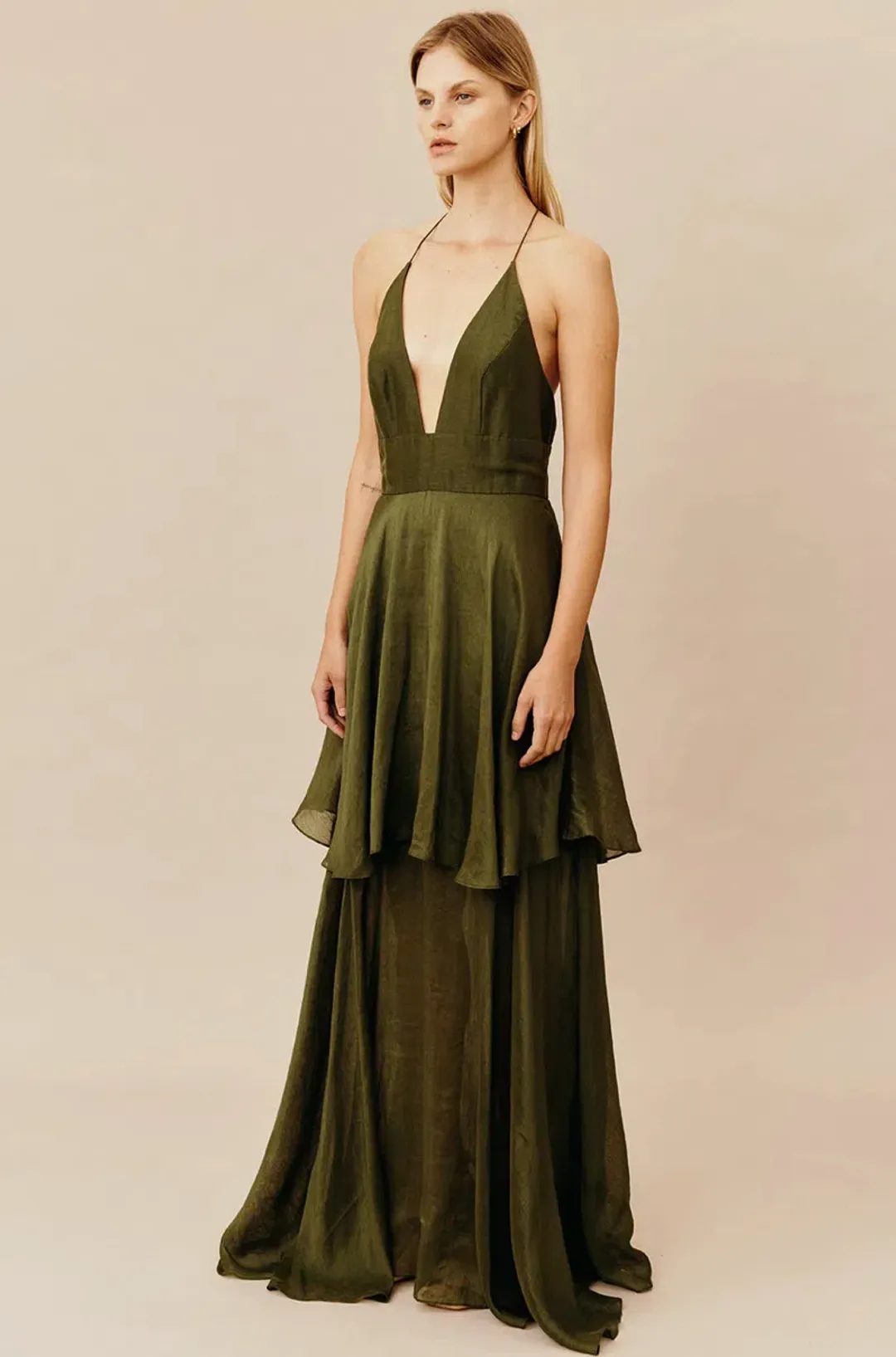 Ginger & Smart Eminence Gown Green Size 8 for rent on The Volte - main image