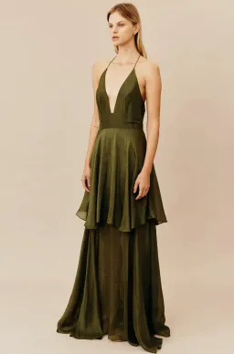 Ginger & Smart Eminence Gown Green Size 8 for rent on The Volte - image 3
