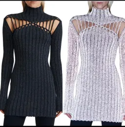 Dion Lee X BRAID LIGHT REFLECTIVE MINI DRESS BLACK for rent on The Volte - image 1