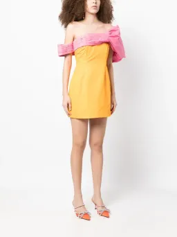 Rachel Gilbert Manuela Mini Dress Orange Size 0 / AU 6 for rent on The Volte - image 1