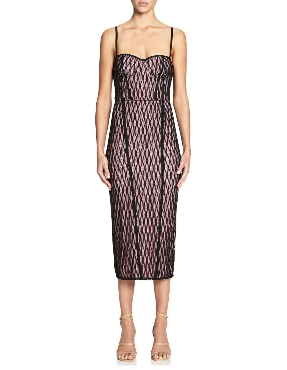 Manning Cartell Womens Pencil Dress Ropes & Cords Blaconette Lace Size 10 for rent on The Volte - main image