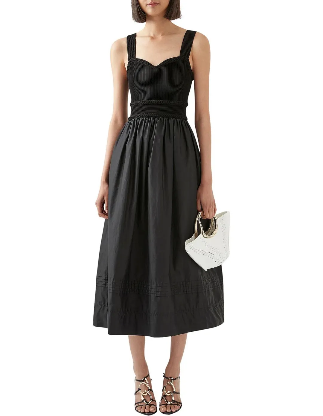 Aje Romarin Dress Black Size M/AU 10 for rent on The Volte - main image
