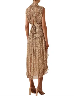 Shona Joy Ambar Sleeveless Midi Dress Floral Size 8 / S for rent on The Volte - image 3