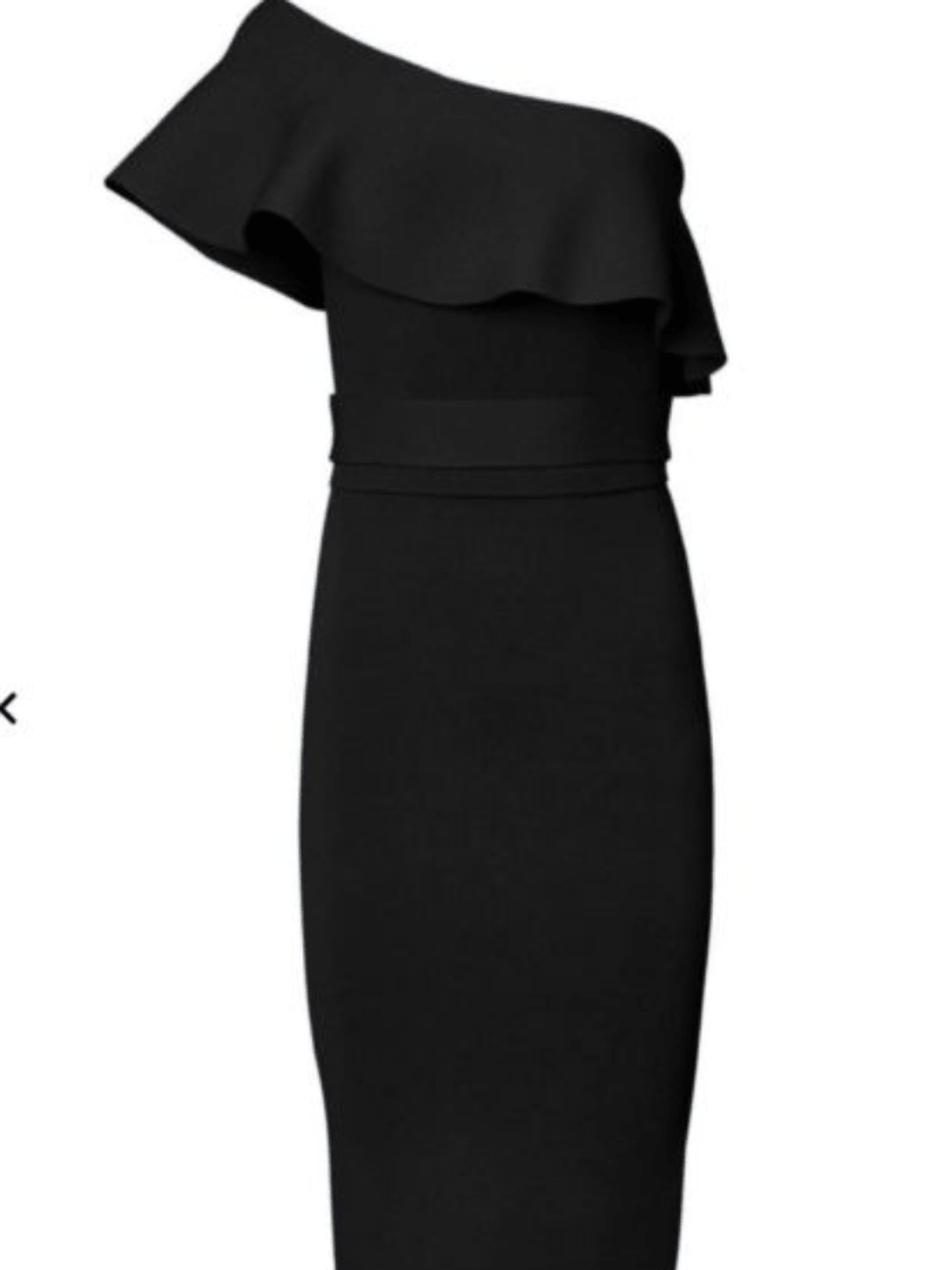 Scanlan Theodore - crepe dress black sz 6 for rent on The Volte - main image