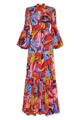 Rebecca Vallance Positano Kaftan Dress Multi Size 10 for rent on The Volte - image 3