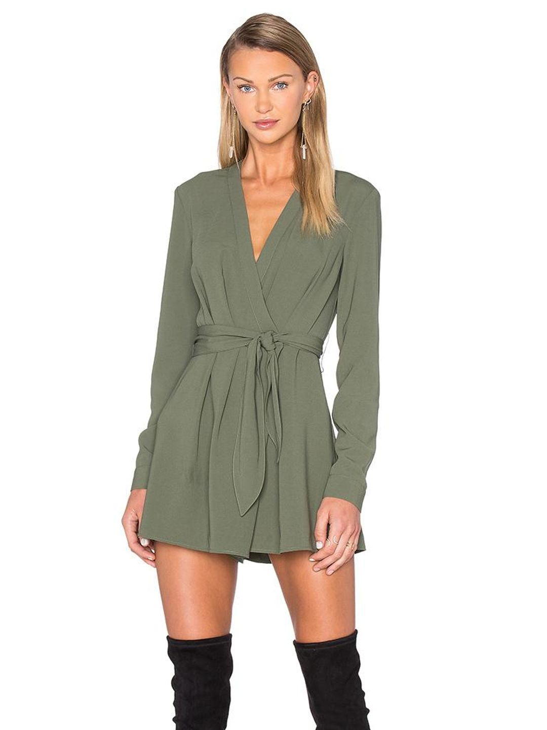 The Fifth Label Above & Beyond Playsuit Khaki Green Size AU 6 for rent on The Volte - main image