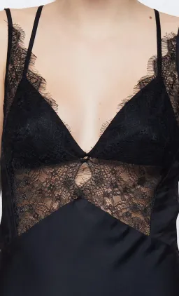 Bec & Bridge Lucille Lace Cut Out Camille Open Back Maxi Dress Black Size 8 / S for rent on The Volte - image 8