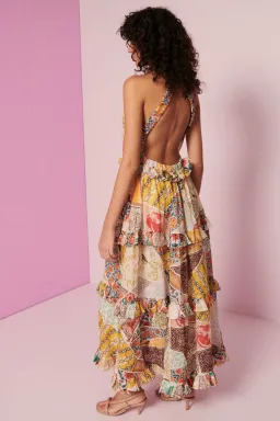 Kate Ford Zellije Long Layered Dress Yolanda Size 10 for rent on The Volte - image 2