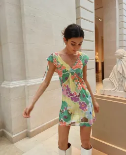 With Jean Lani Dress Water Babies Print Size S/AU 8 for rent on The Volte - image 3