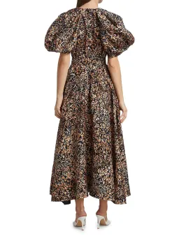 Acler Warner Midi Dress Print Size 14 for rent on The Volte - image 4