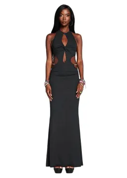 I AM GIA ‘Valera’ Maxi Dress in Black Size S/AU 8 for rent on The Volte - image 1