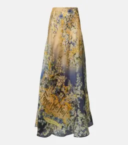 Zimmerman Tama Bias Flare Skirt and Bra Set Multi Size 0 / AU 8 for rent on The Volte - image 4