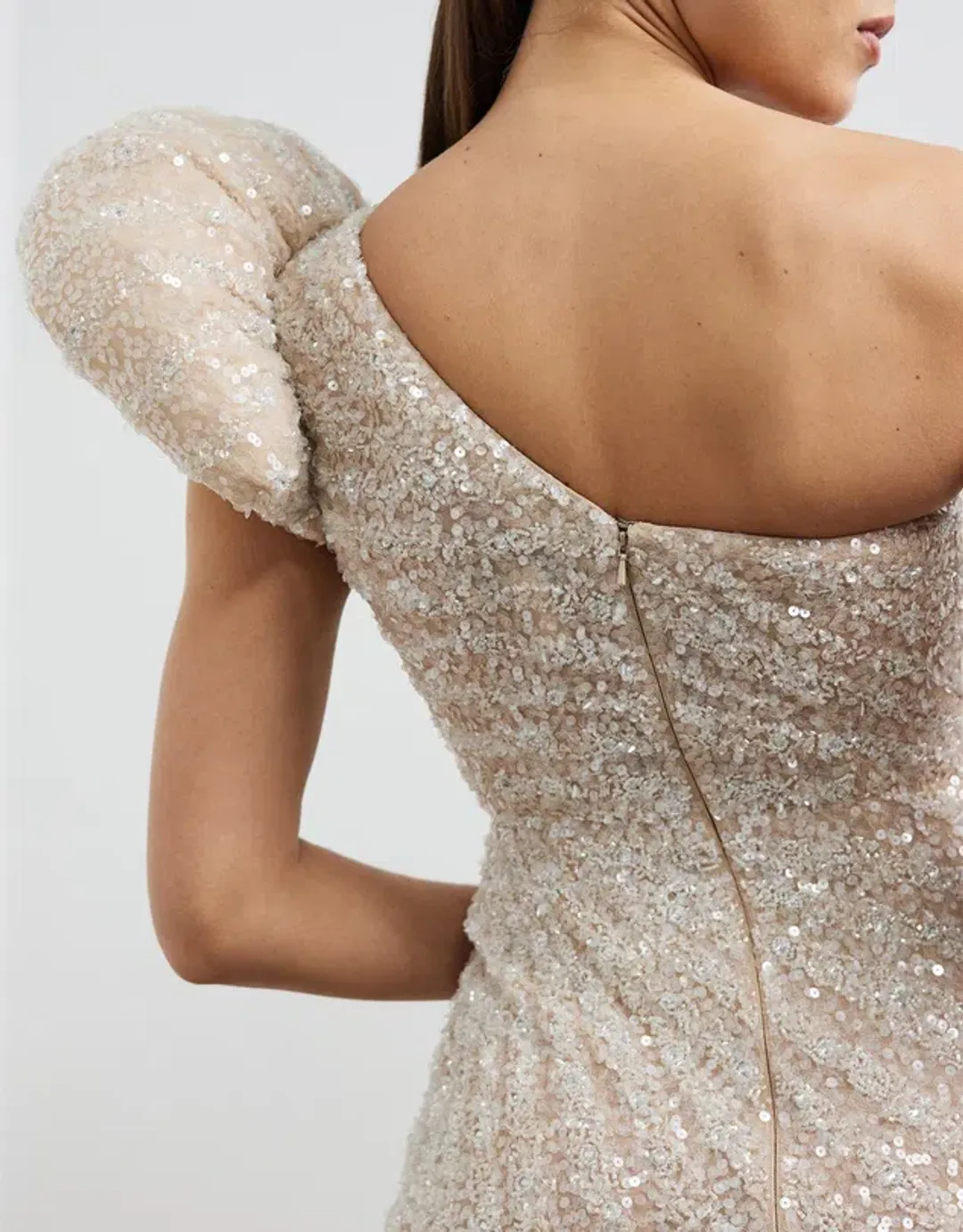 Rachel Gilbert Phoebe Dress Nude Size 2 / AU 10 for rent on The Volte - main image