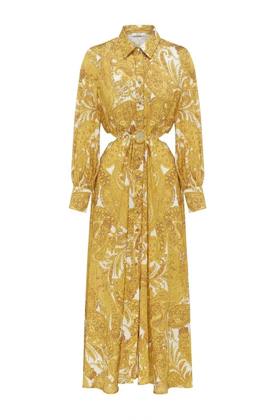 Sheike Casablanca Dress Paisley Yellow Size 16 for rent on The Volte - main image