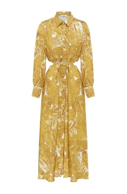 Sheike Casablanca Dress Paisley Yellow Size 16 for rent on The Volte - image 3