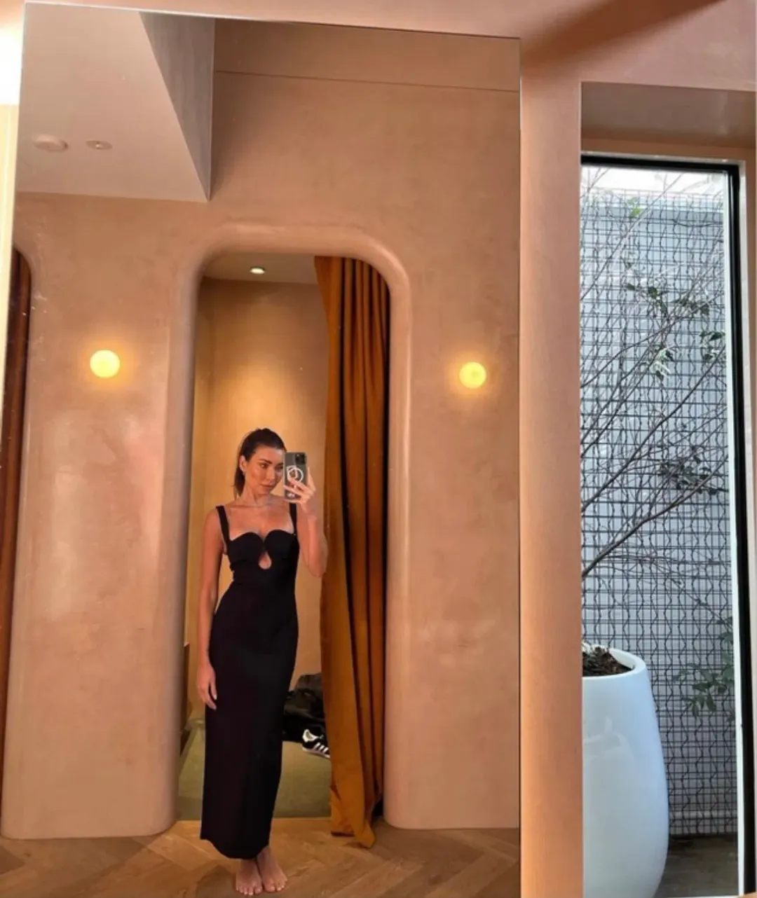 Camilla and Marc Brixton Midi Dress Black Size AU6 for rent on The Volte - main image