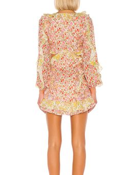 Zimmermann Goldie Spliced Short Dress Floral Size 6 for rent on The Volte - image 3
