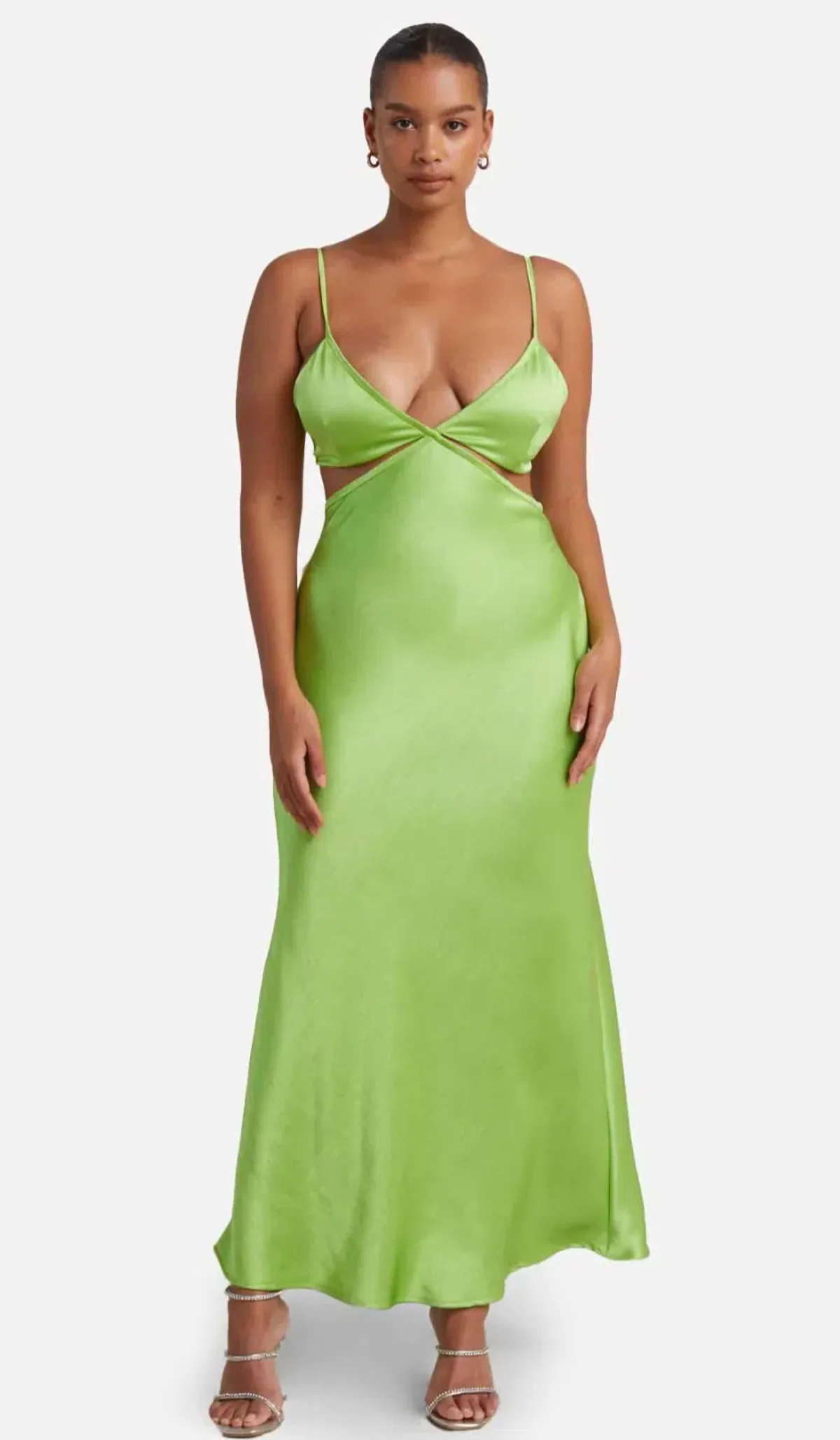 Bec & Bridge Veronique Maxi Dress Lime Size 12 - Image 1