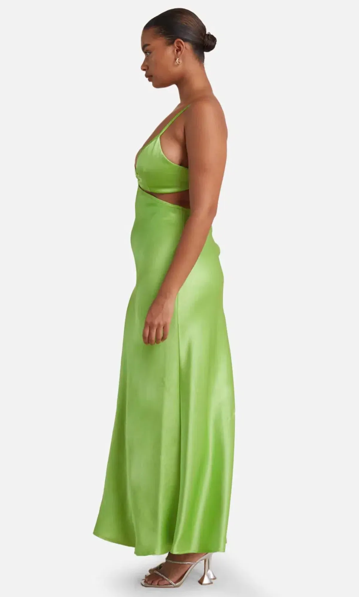 Bec & Bridge Veronique Maxi Dress Lime Size 12 - Image 2