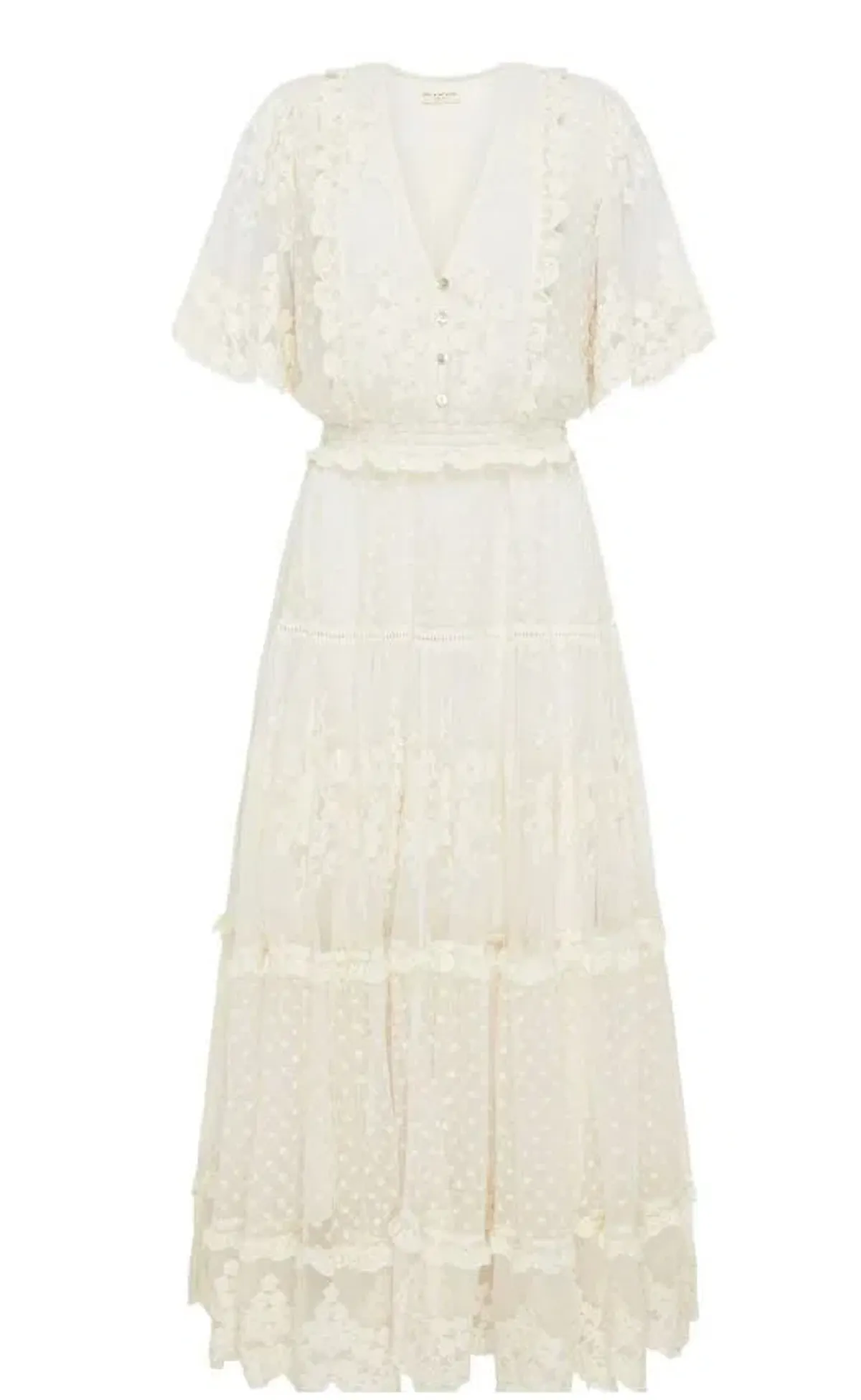 Spell Dawn Dress Cream Size AU 12 - Image 6