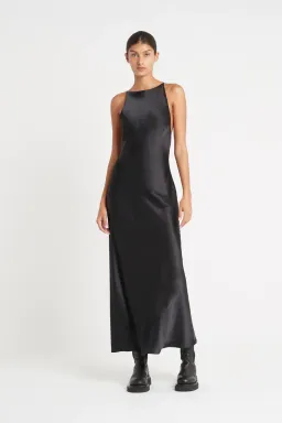 Sir The Label Editta Gown Midi Black Size AU 6 for rent on The Volte - image 1