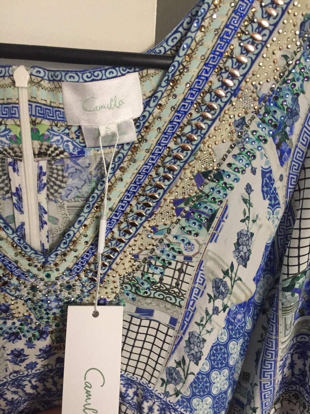 Camilla Salvsumm Summer Low V Neck Playsuit for rent on The Volte - main image