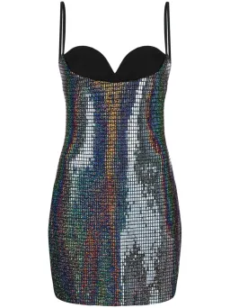 Chiara Ferragni Chainmail Effect Mini Dress Multi Size 40 / AU 8 for rent on The Volte - image 3