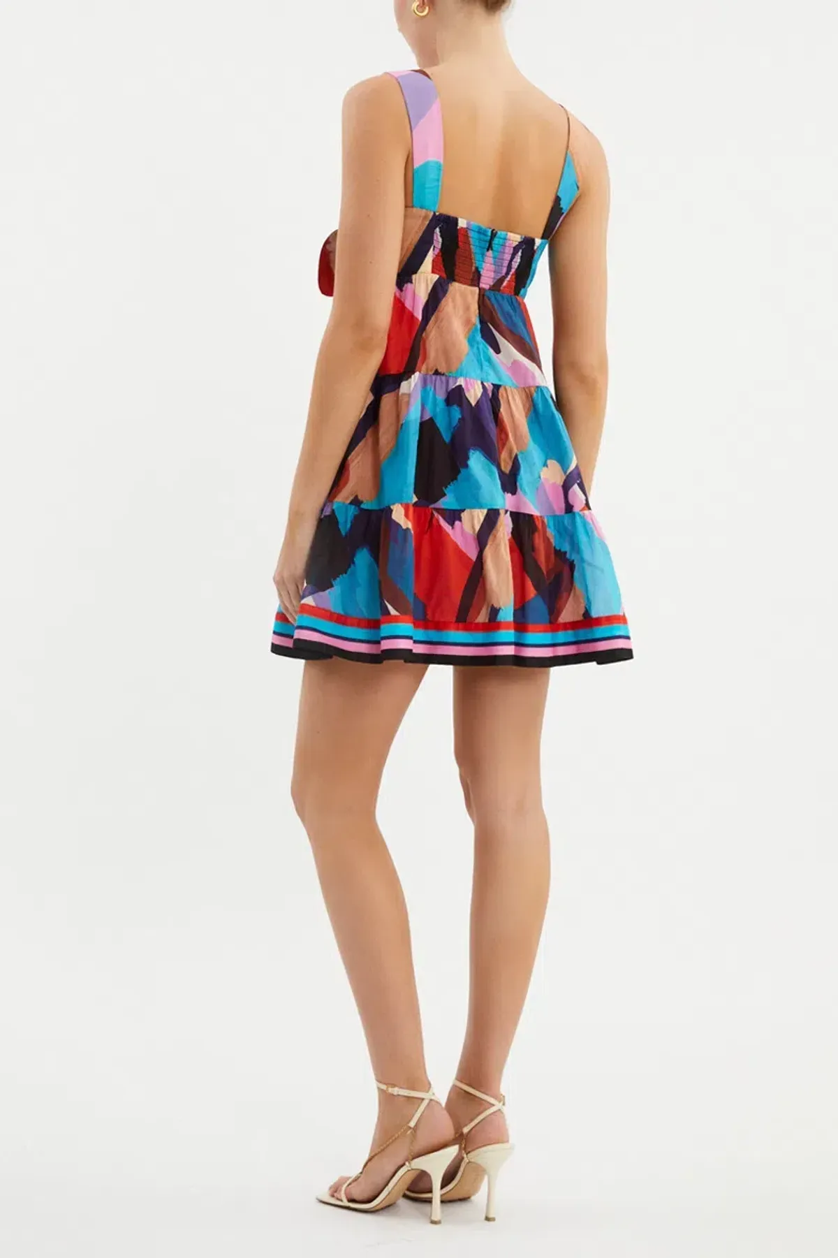 Rebecca Vallance Mini Dress Multi-colored Size AU 12 - Image 2