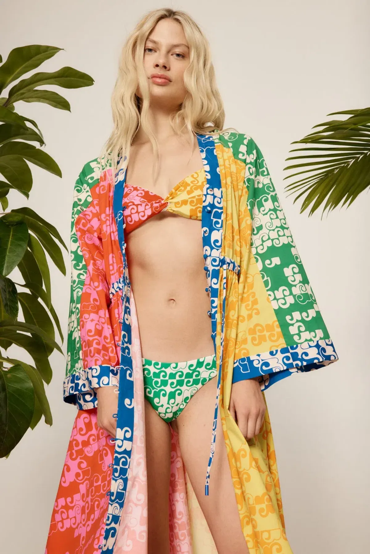 Alemais Louise Shirtdress Multi Color Size AU 12 - Image 4