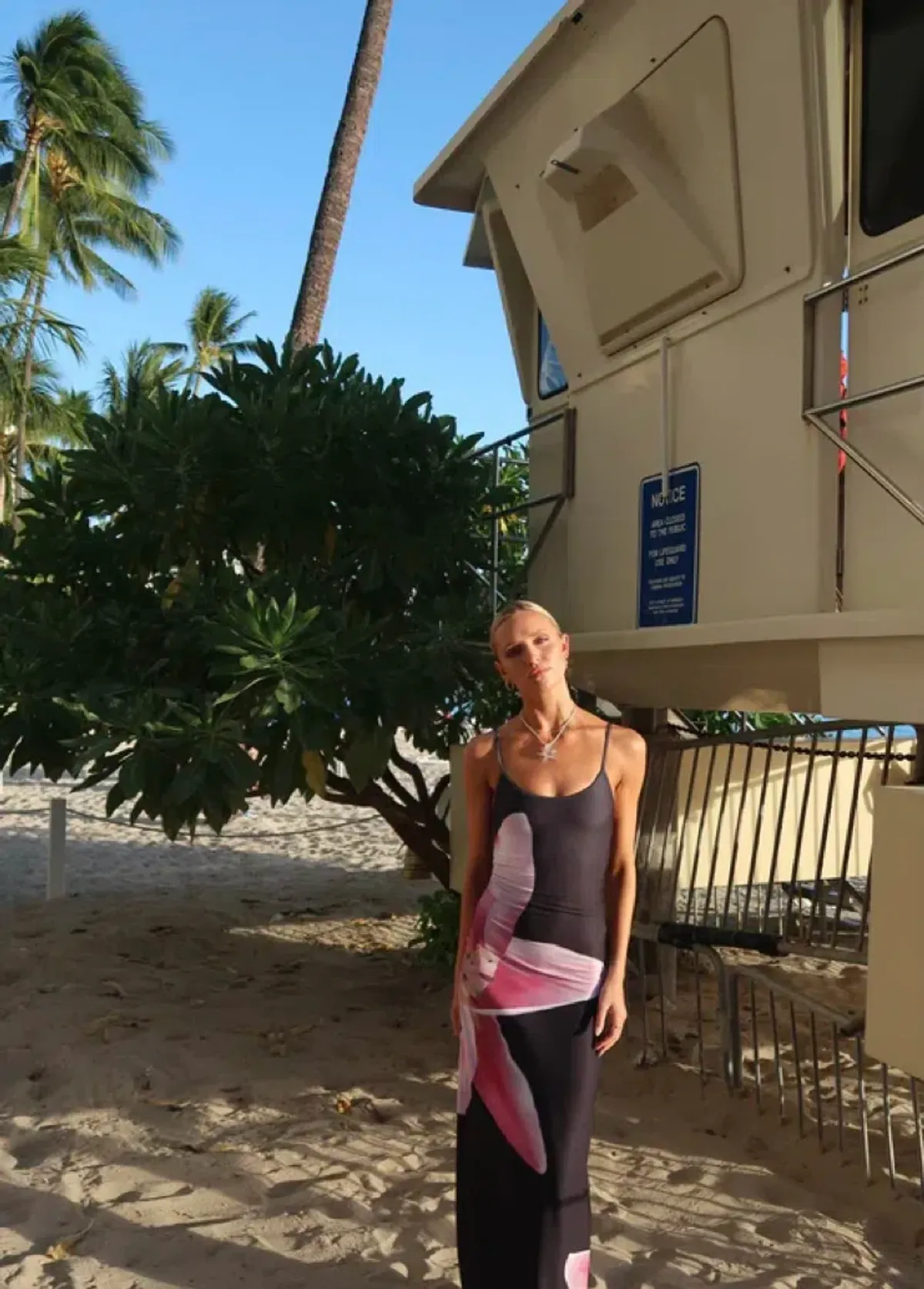 With Harper Lu Lily Floral Slip Dress Black Size S/ AU 8 - Image 5