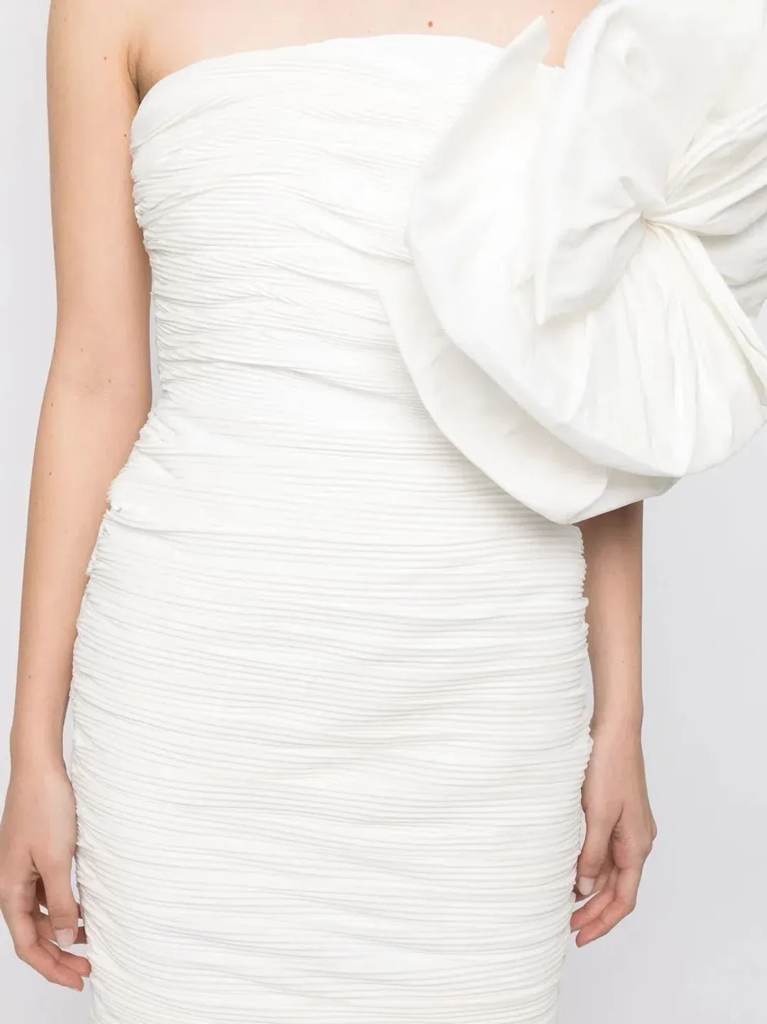 Rachel Gilbert Evana Dress in Coconut Size AU 6 for rent on The Volte - main image