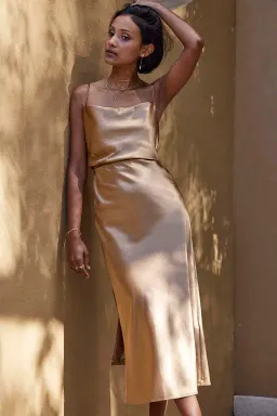 Grace Loves Lace Anya Eco Dress Gold Size AU 12 for rent on The Volte - image 1