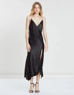 Bec & Bridge Kylie Midi Dress Black Size AU 6 for rent on The Volte - image 1
