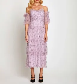 Alice McCall Surrender Midi Dress Lilac Size 8 for rent on The Volte - image 1