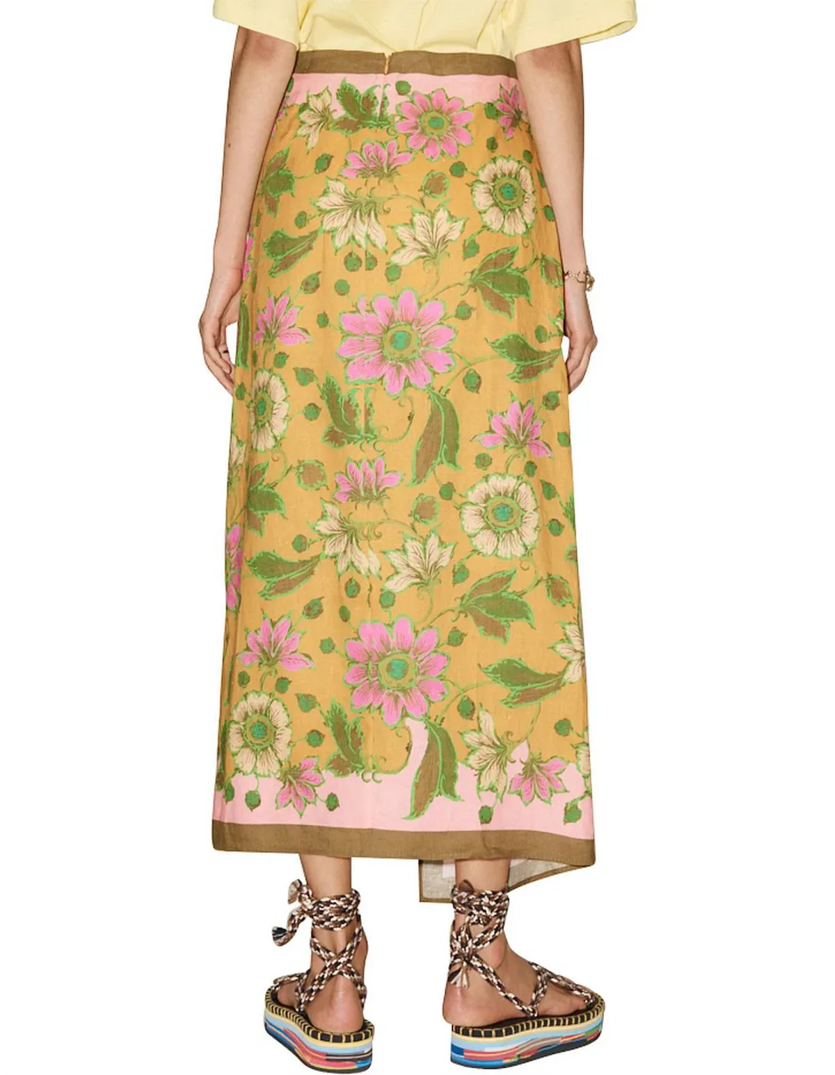 Alemais Winnie Wrap Sarong Skirt Floral Size S / Au 8 - Image 6