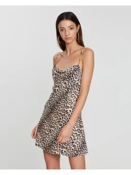 Bec & Bridge Feline Mini Dress Print Size AU 6 for rent on The Volte - image 2