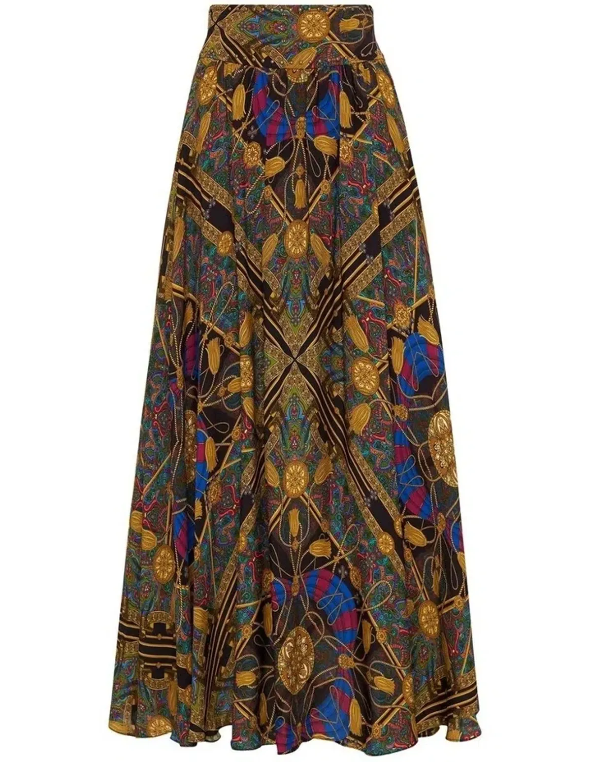 Sass & Bide One Day I Am Print Midi Skirt Multi Size 6 - Image 4