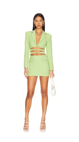 Camila Coelho Ivy Mini Dress Green Size 6 for rent on The Volte - image 2