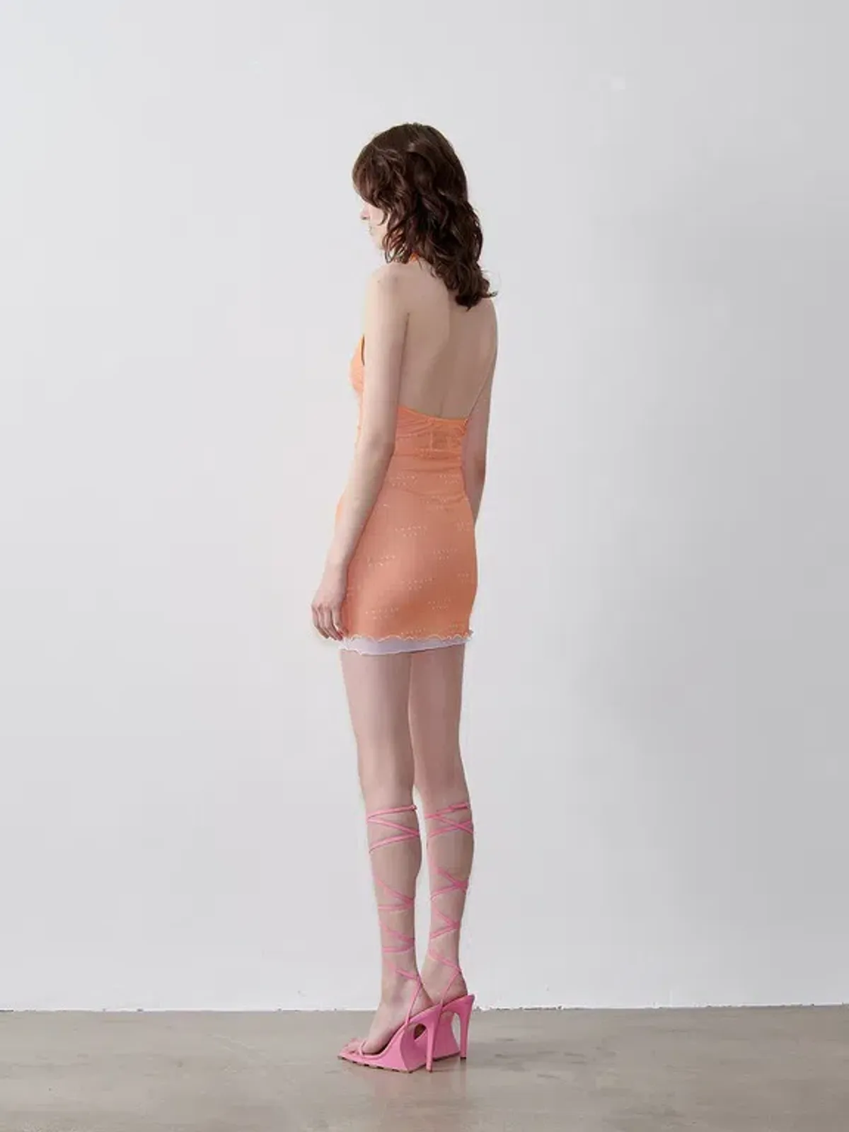 Poster Girl Gretchen Mini Dress Aperol Orange Size XS/Au 6 - Image 2