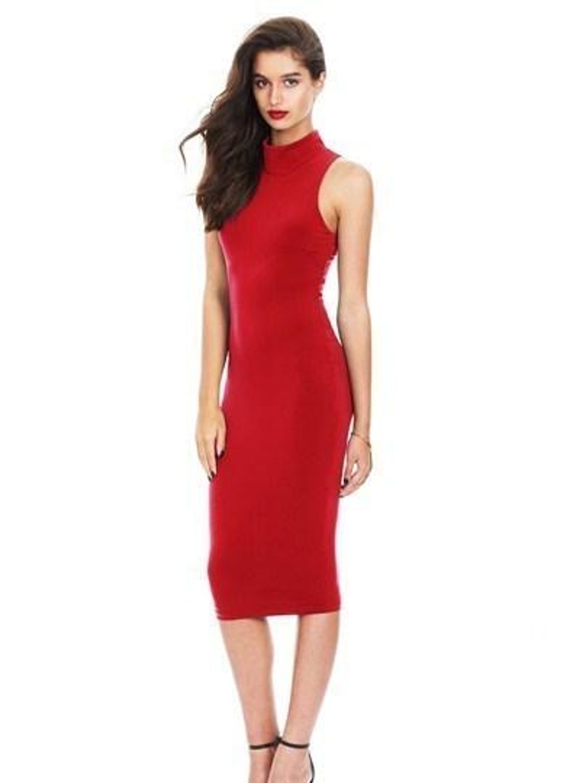 NOOKIE Senorita Halter Dress in Red size 8 - Image 1