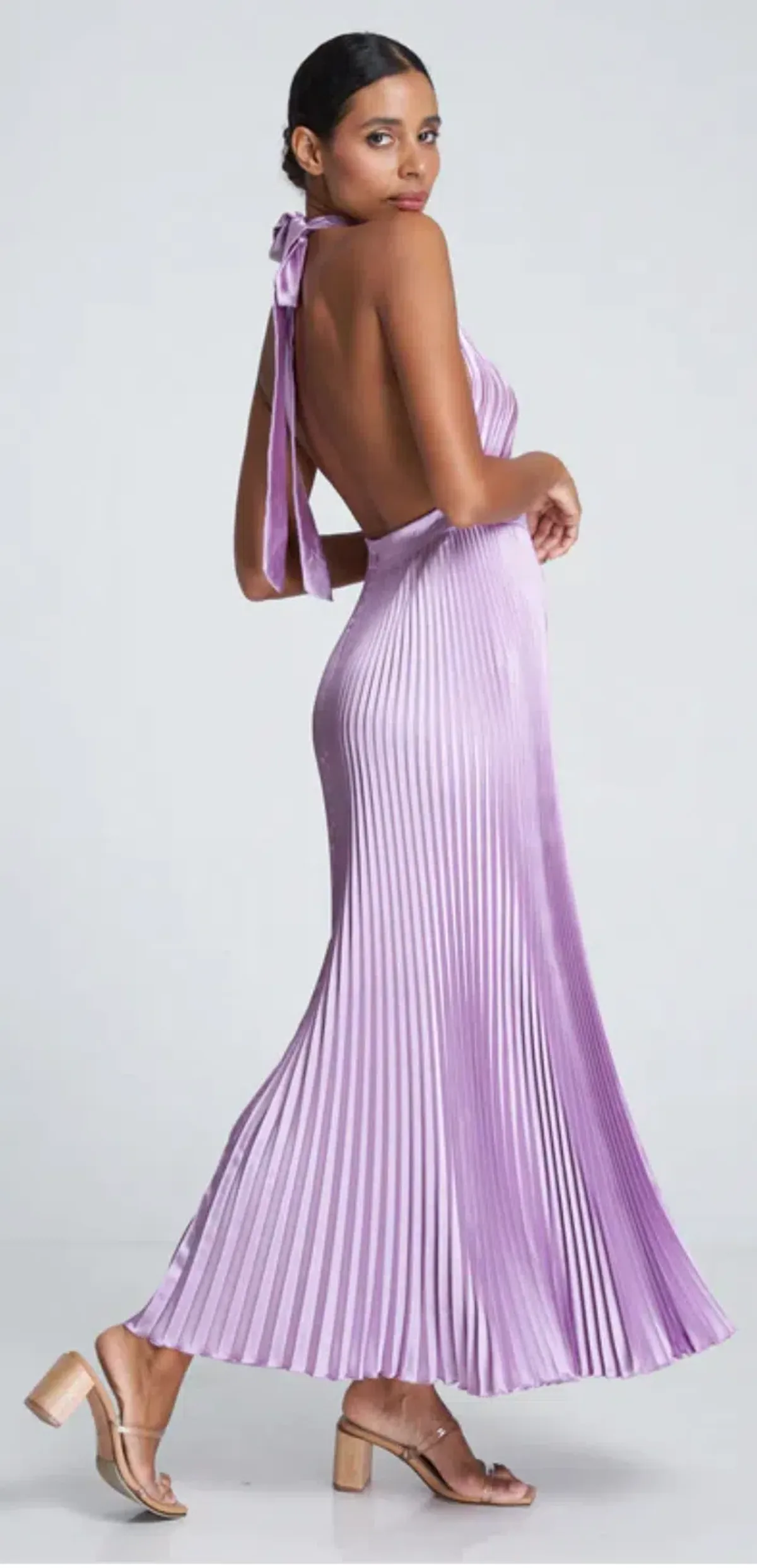 Lidee Renaissance Slit Gown Violet Size 6 / XS - Image 3