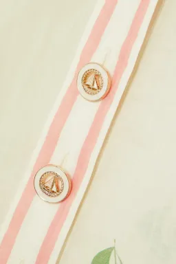 Zimmermann High Tide Sailboats Shirt Size 0 and Shorts Size 1 Set in Green Sailboats for rent on The Volte - image 8